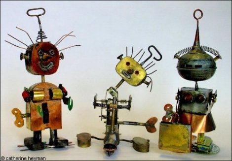 jouets, Famille des 3 robots